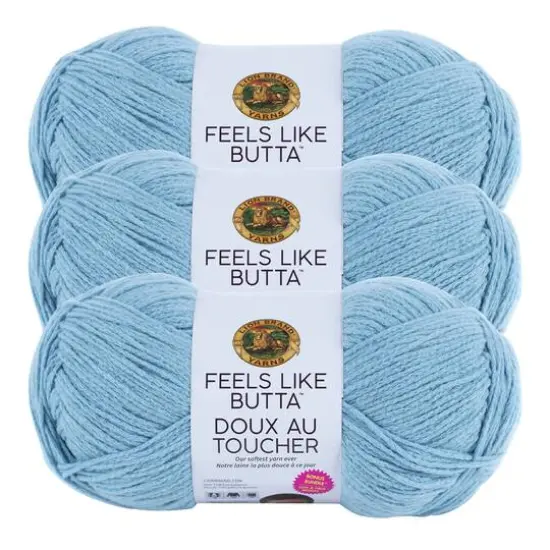 3 Pack Lion Brand&reg; Feels Like Butta&trade; Yarn Sage {2}