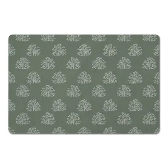 Blooming Bush Floor Mat Green {1}