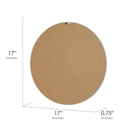 American Art D&eacute;cor&trade; 17" White and Brown Boho Farmhouse Wood Framed Wall Medallion {7}