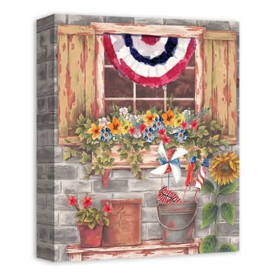 American Window Canvas Wall Art {3}