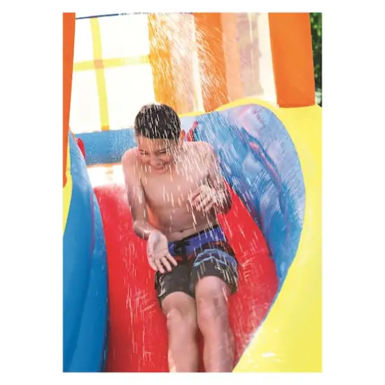 Bestway H2OGO! 13.7ft. Hurricane Tunnel Blast Mega Water Park {5}