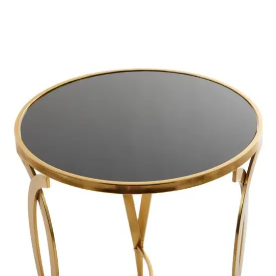 Black Metal Contemporary Accent Table 27" x 20" x 20" {4}