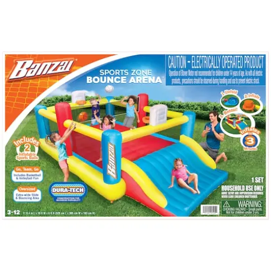 Banzai&reg; Sports Zone Bounce Arena&trade; Outdoor Toy {3}