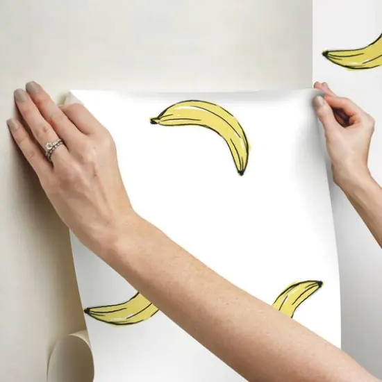 RoomMates Mr. Kate Banana Print Peel & Stick Wallpaper {10}