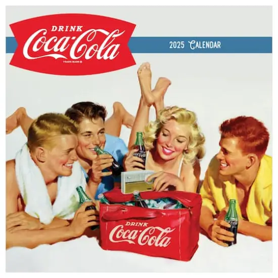 TF Publishing 2025 Coca-Cola: Vintage Nostalgia Wall Calendar {1}