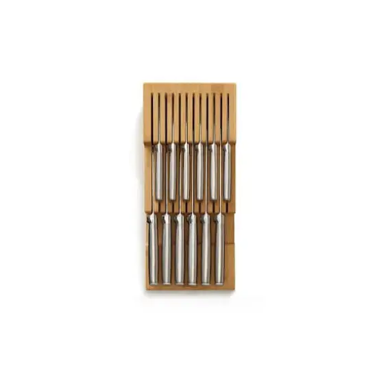 Joseph Joseph DrawerStore Bamboo Large 2-tier in-drawer knife organizer {4}