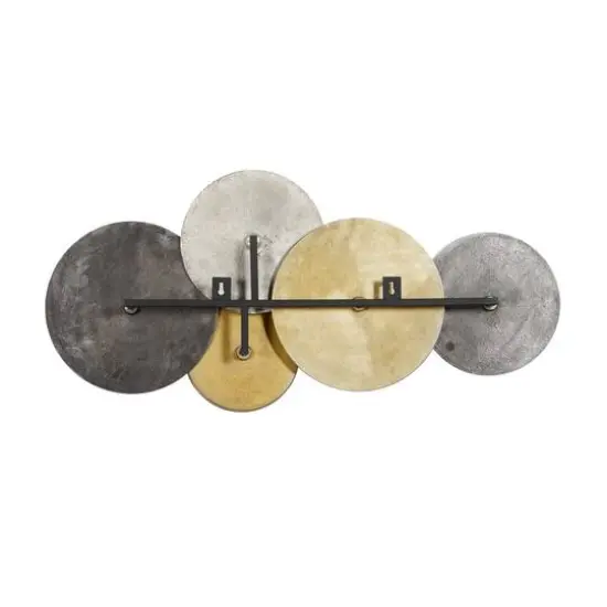 Gold, Silver & Gray Aluminum Wall D&eacute;cor {8}