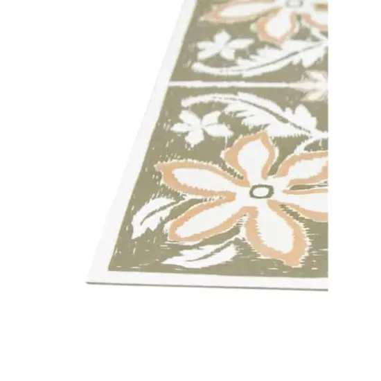 FloorPops Lillium Peel & Stick Floor Tiles, 10ct. Green {4}