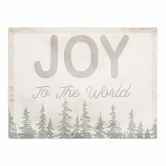 Joy to the World 14" x 18" Cotton Twill Placemat {1}