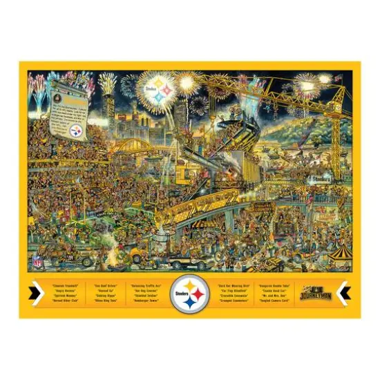 Joe Journeyman NFL 500 Piece Jigsaw Puzzle Pittsburgh Steelers {6}