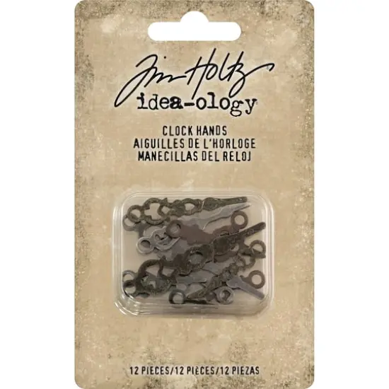 Idea-Ology Metal Clock Hands 12/Pkg-Assorted Sizes {1}
