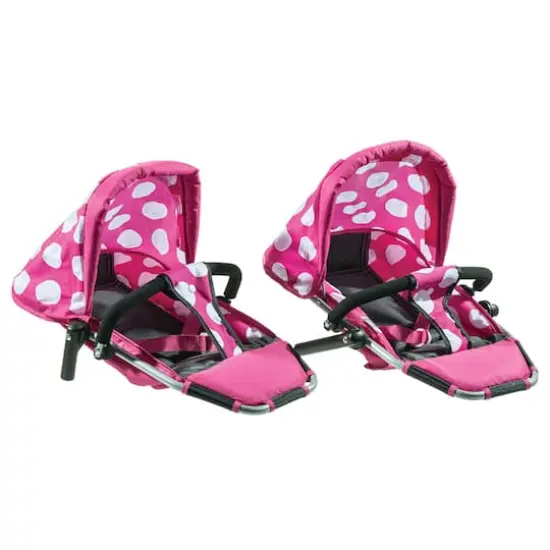 Lissi Dolls Modern Twin Baby Doll Stroller {3}