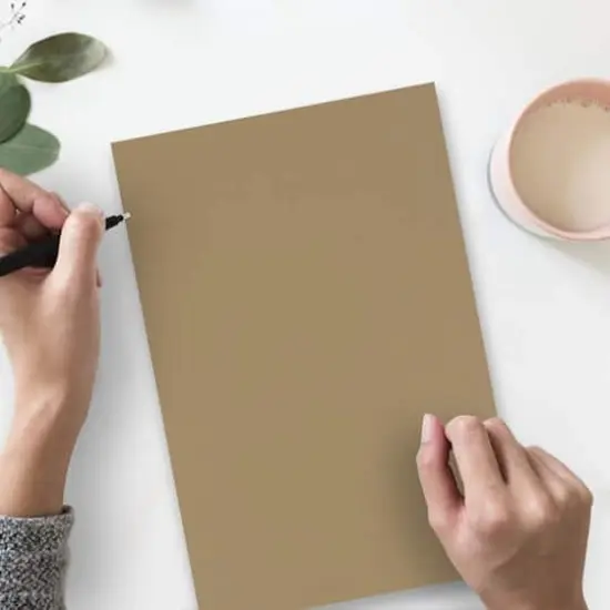 JAM Paper Matte 8.5" x 14" 28lb. Paper, 50 Sheets Brown Kraft {4}