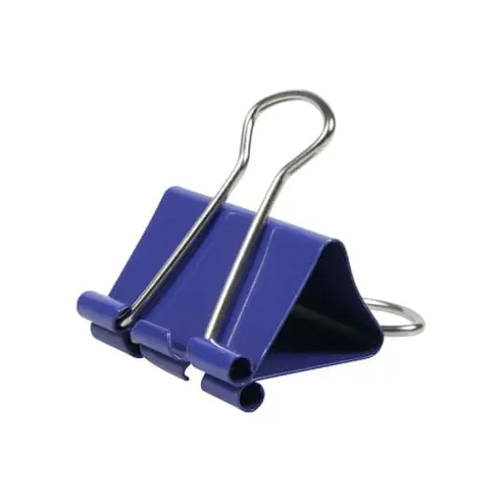 JAM Paper 1.25" Binder Clips, 15ct. Purple {6}