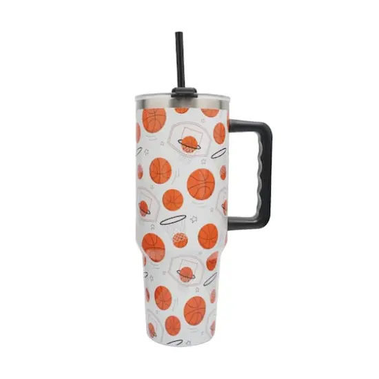 40oz. Basketball Stainless Steel Insulated Tumbler by Ashland&reg; {1}
