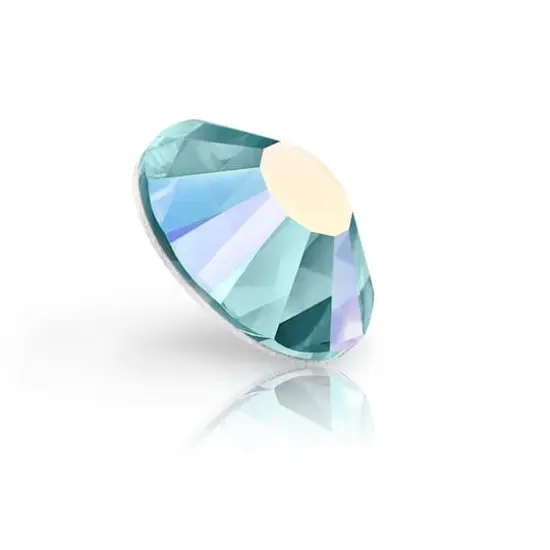 Preciosa MAXIMA SS9 Aurora Borealis Flatback Czech Crystals, 144ct. Smoked Sapphire AB {4}