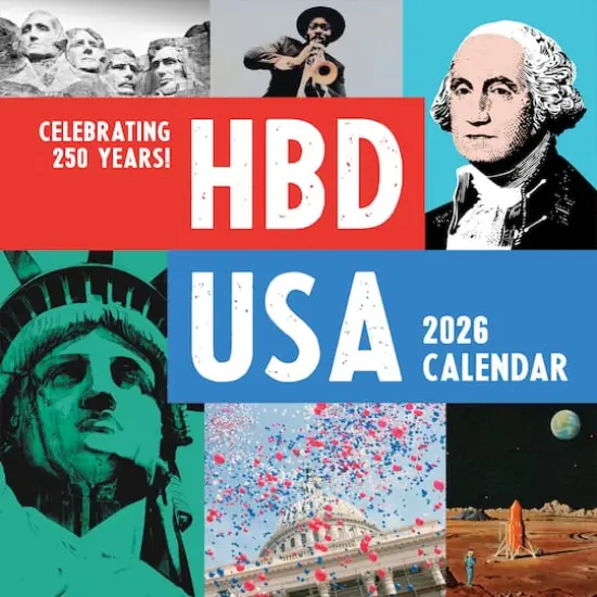 2026 HBD USA-250 Years! Wall Calendar {1}