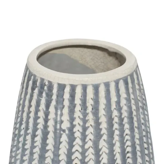 White Stoneware Farmhouse Vase {5}