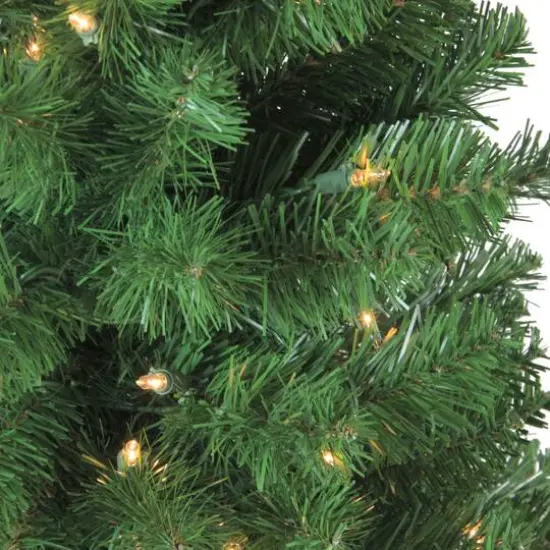 4ft. Pre-Lit Noble Fir Artificial Christmas Tree, Clear Lights {3}