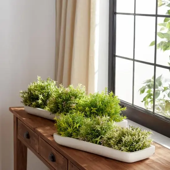 Variegated Mini Leaf Half Orbs, 6ct. {6}