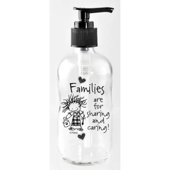 Marci Art 8oz. Families Are For Sharing Soap Dispenser {1}