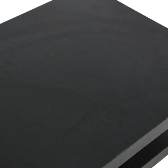 Household Essentials Jamestown 2-Shelf End Table Black Oak {8}