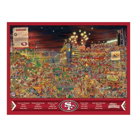 Joe Journeyman NFL 500 Piece Jigsaw Puzzle San Francisco 49ers {6}