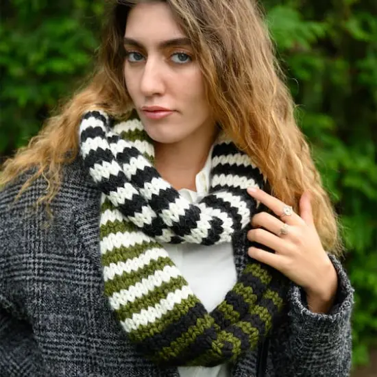 Lion Brand&reg; Wool-Ease&reg; Thick & Quick&reg; Recycled Solid Yarn Grey {4}