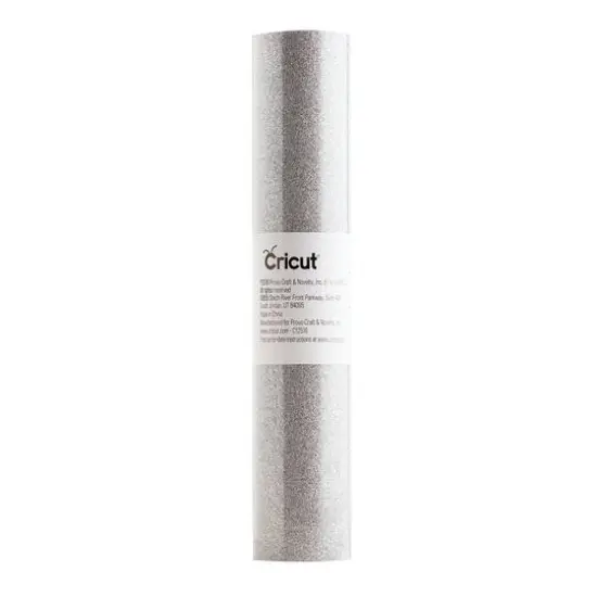 Cricut&reg; Glitter Iron-On Value Roll, Silver Shimmer {1}