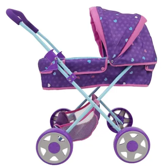 509 Crew Mermaid Doll Pram with Retractable Large Canopy {5}