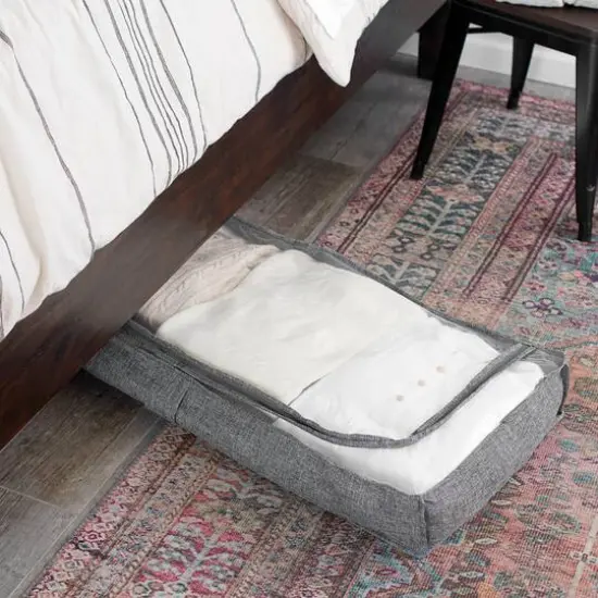 Household Essentials Under Bed Storage Bag Graphite {3}