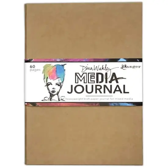 Dina Wakley Media Journal 7.75" x 10.25", Kraft {1}