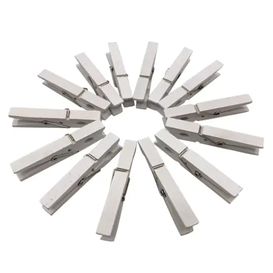 Large Clothespins by Recollections&trade; Craft It&trade; White {5}