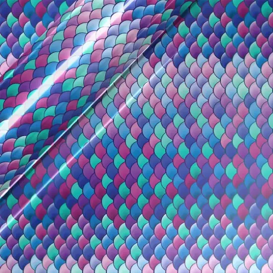 Siser&reg; EasyPatterns&reg; Plus Mermaid Scales Heat Transfer Vinyl Purple {1}