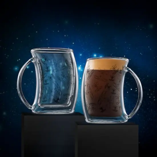 JoyJolt&reg; Star Wars&trade; TIE Fighter&trade; 2oz. Double Wall Glass Mugs, 2ct. {3}