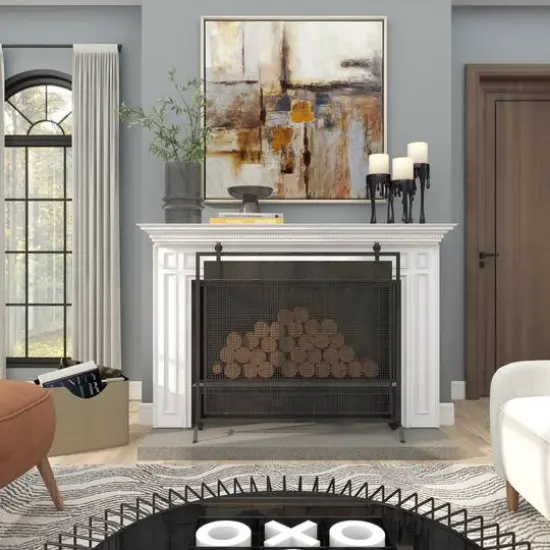 12" Gray Glass Wide Ribbed Vase with Fluted Center {16}