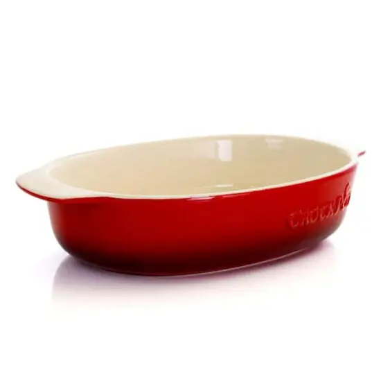 Crock-Pot 2.5qt. Red Stoneware Bake Pan {1}