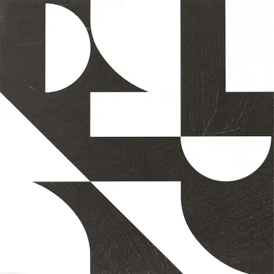 Very Gay Paint Gia Metric Peel & Stick Floor Tiles, 10ct. Black and White {1}