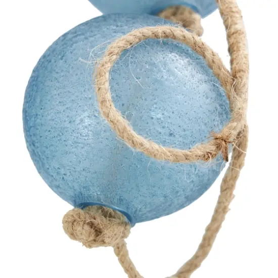 8ft. Extra Long Handmade Glass Beaded Garland with Tassels Blue {6}