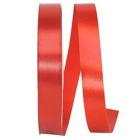 JAM Paper 7/8" x 100yd. Single Face Satin Allure Ribbon Rust {1}