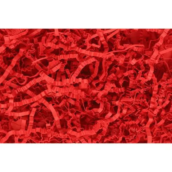 Essentials by Leisure Arts Crinkle Shred Box, 10lb. Red {1}