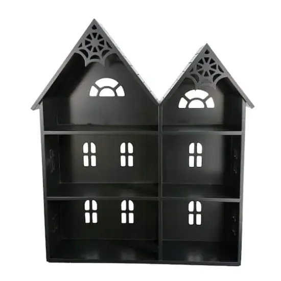16" Black Haunted House Tabletop D&eacute;cor by Ashland&reg; {1}