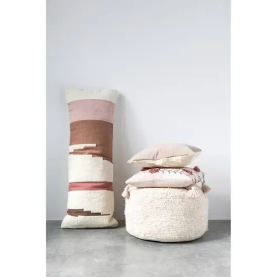 Hello Honey&reg; Multicolor Kilim Handwoven Cotton Lumbar Pillow {5}