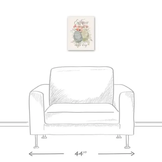 Easter On Its Way 1 11" x 14" Canvas Wall Art {6}