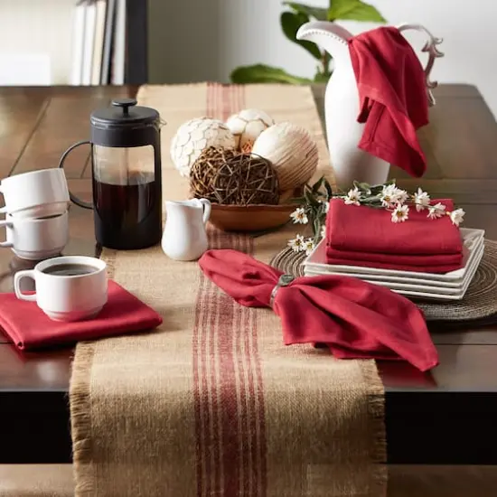 DII&reg; Variegated Napkin Set, 6ct. Tango Red {6}