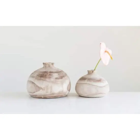 Hello Honey&reg; 5.5" Paulownia Wood Vase {4}