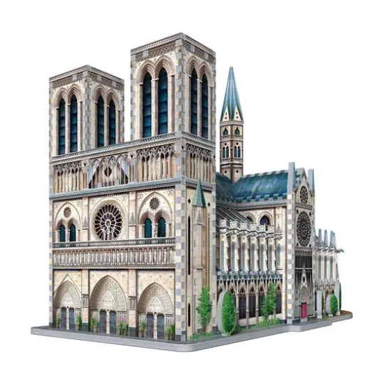 Castles & Cathedrals - Notre-Dame de Paris 3D Puzzle: 830 Pcs {7}