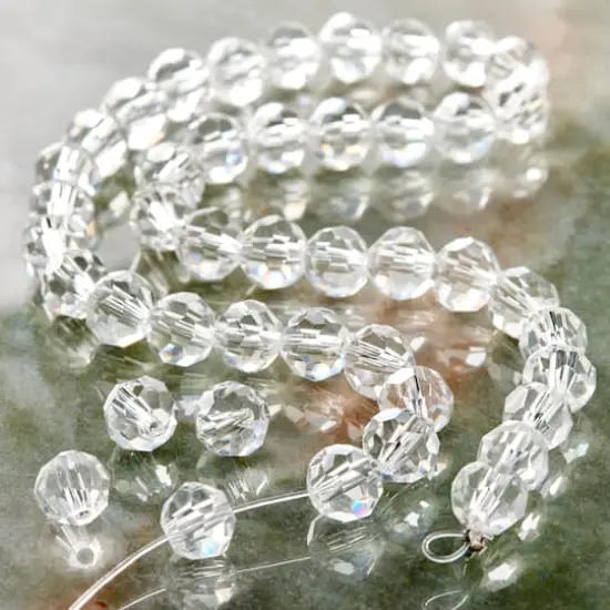 Crystal Glass Faceted Round Beads, 8mm by Bead Landing&trade; {3}