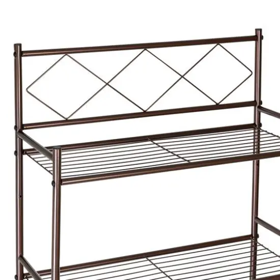 Honey Can Do Oil-Rubbed Bronze Over-the-Toilet Space Saver Shelving Unit {7}