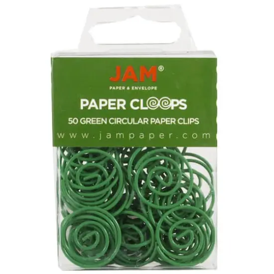JAM Paper Circular Paper Cloops Green {1}